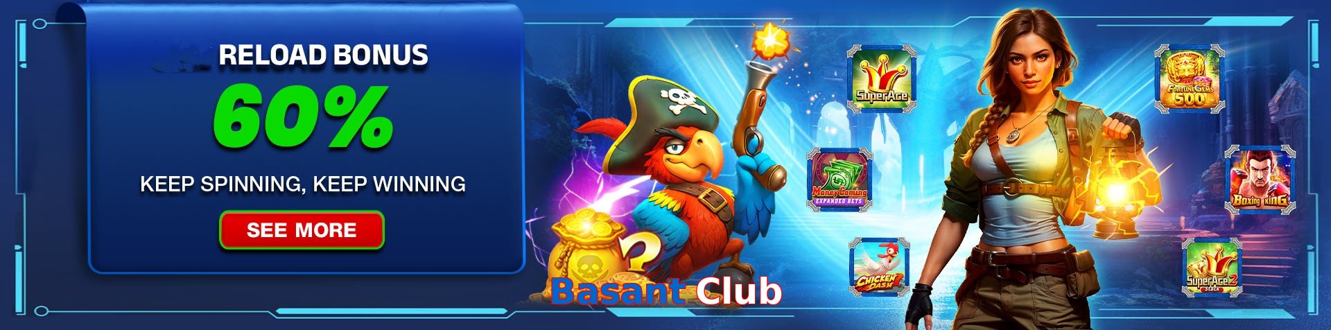Basant Club game app for Pakistan players