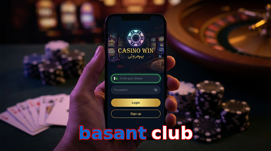Main screen of Basant Club login page for PK players