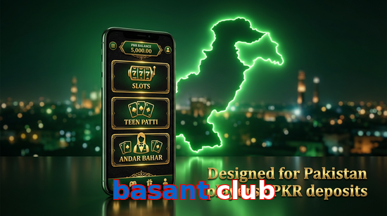 Main screen of Basant Club pk page for PK players